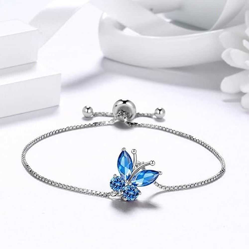 Sapphire Butterfly Bracelet — image 4
