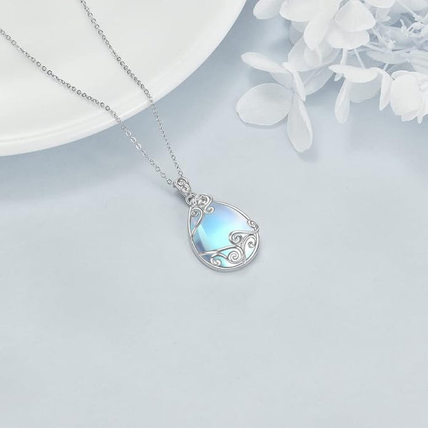 Moonlit Glacier Pendant Necklace — image 1