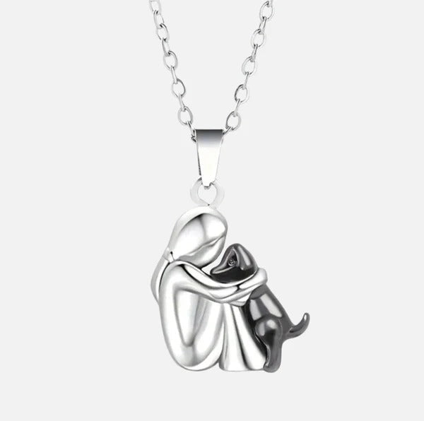 Graceful Dog Embrace Necklace — image 2