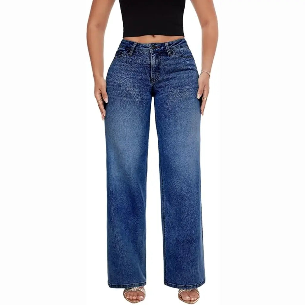Osonn™ Mid-Low Rise Stretch Wide-Leg Jeans