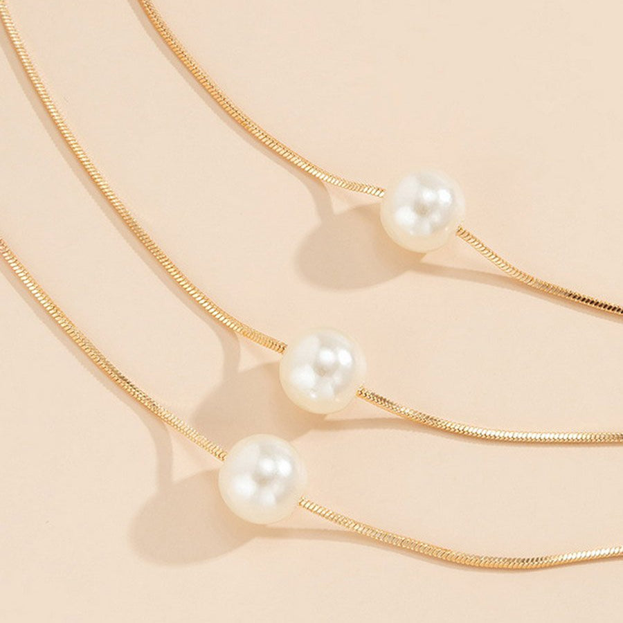 Magical Triple Pearl Necklace — image 3