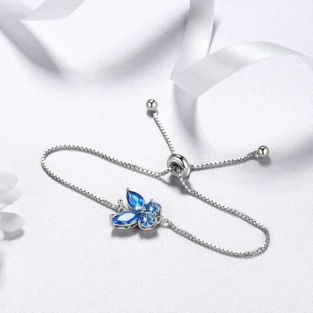 Sapphire Butterfly Bracelet — image 3