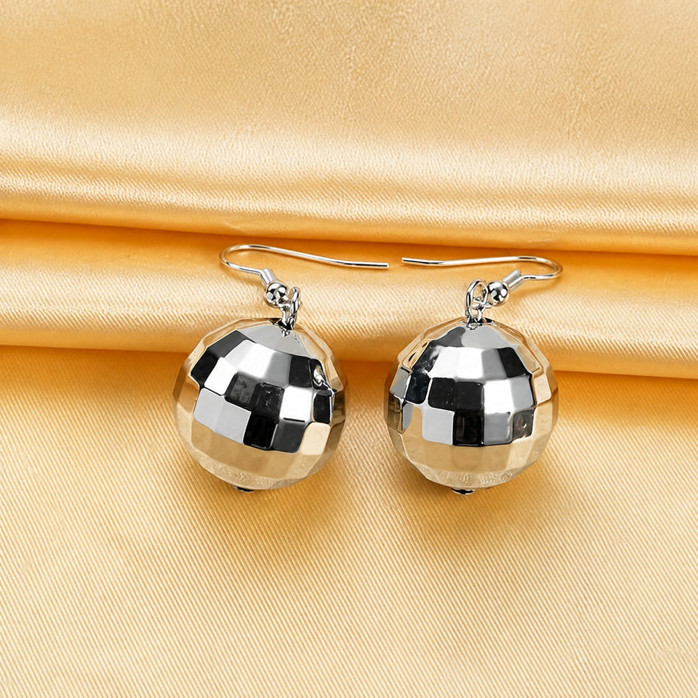 Disco Ball Dangle Earrings — image 2