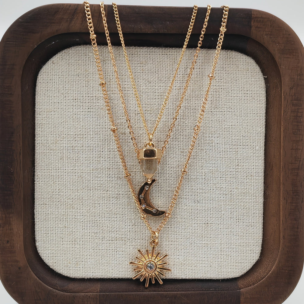 Celestial Layered Boho Necklace — image 1