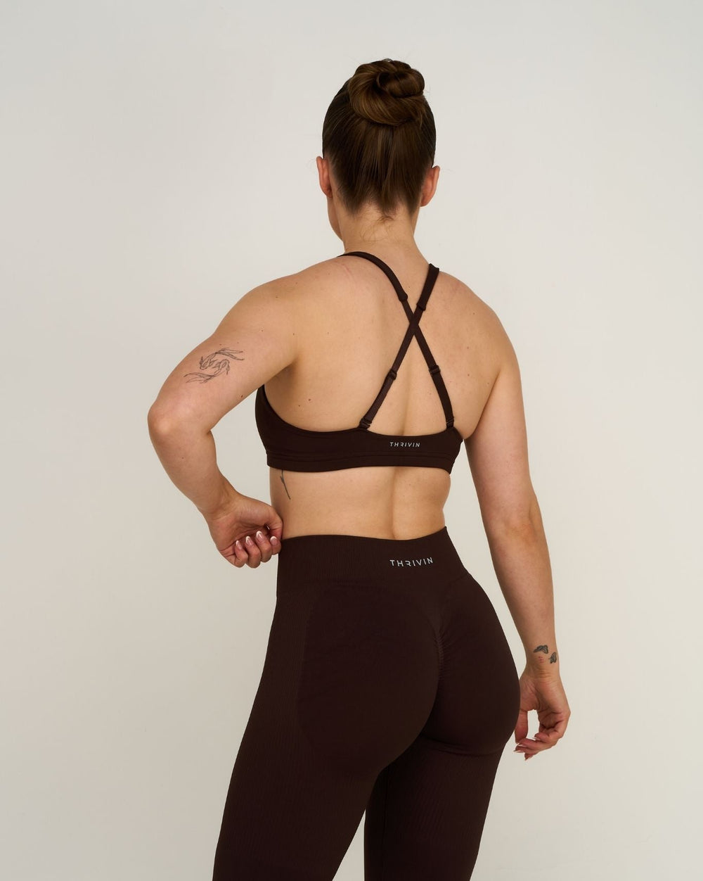 Elevate™ Sculpting Medium Impact Multiway Bra | Coffee