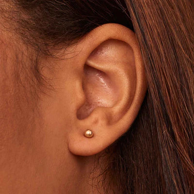 Have a Ball White Gold Studs — image 4