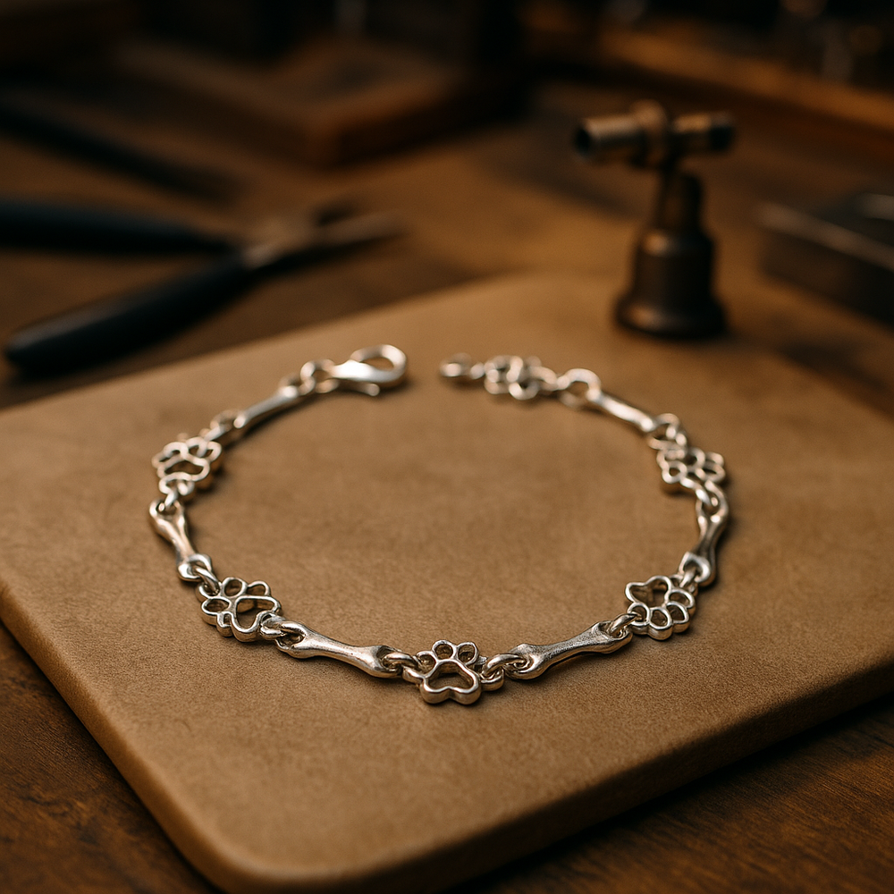 Dog Paw Charm Bracelet — image 1