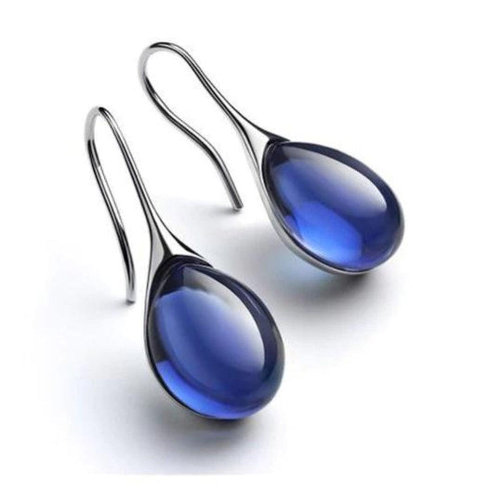 Minimalist Crystal Drop Earrings — image 4