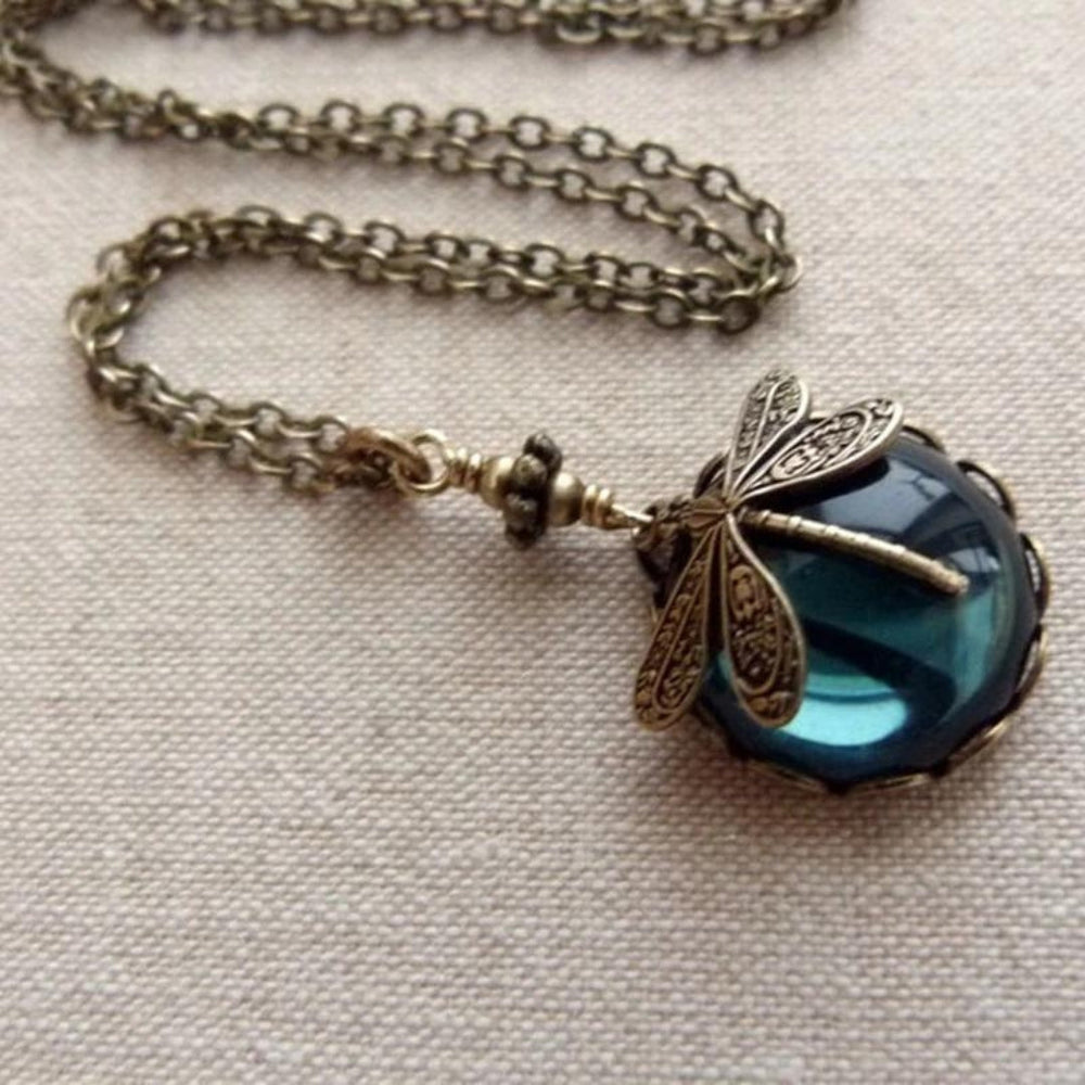 Vintage Dragonfly Necklace — image 1