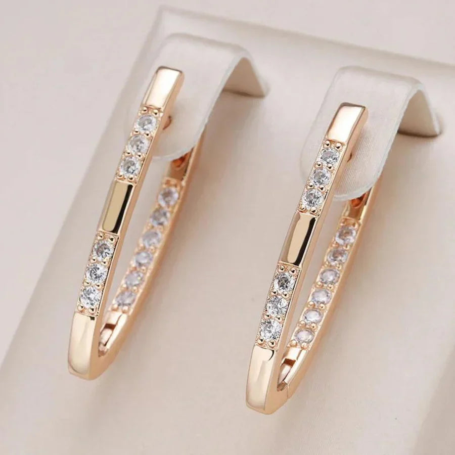 Exquisite Zircon Drop Earrings — image 1