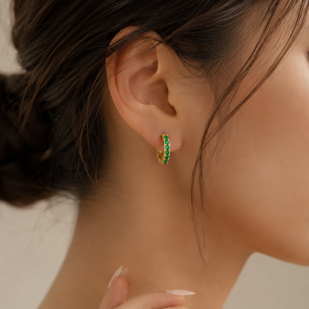Lavish Gold Tone Earrings — image 3