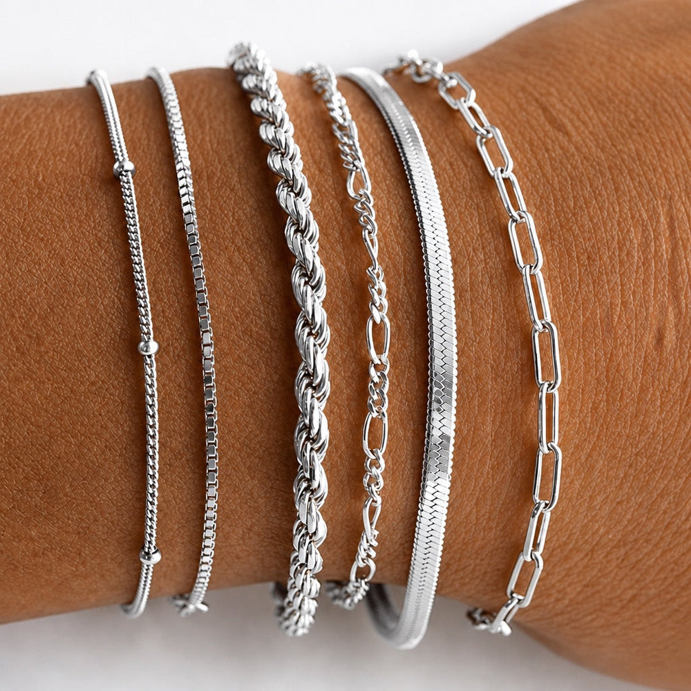 Isabella Vernetta White Gold Bracelet Set — image 1