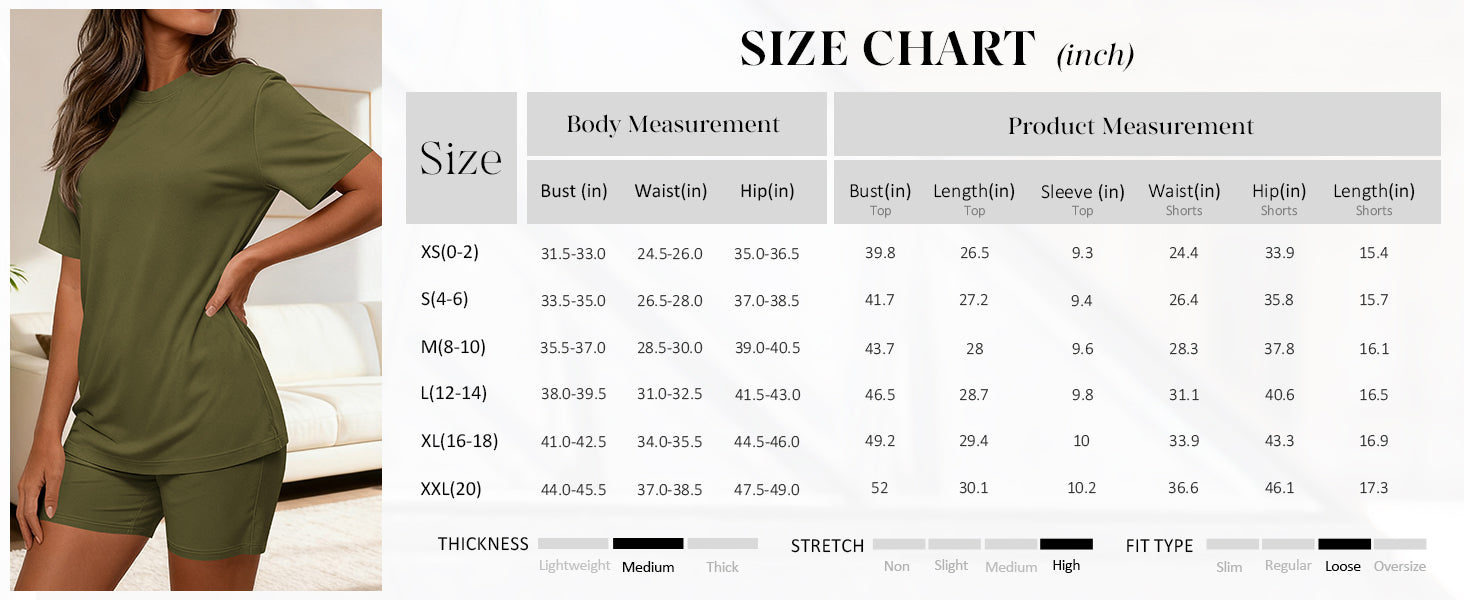 Osonn Women's Two Piece Matching Lounge Sets Summer Casual Tops Short Sleeve Shirts Shorts Travel Airport Outfits