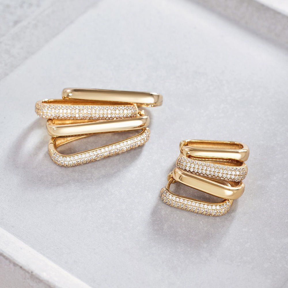 Elegant Icon Golden Hoops — image 2