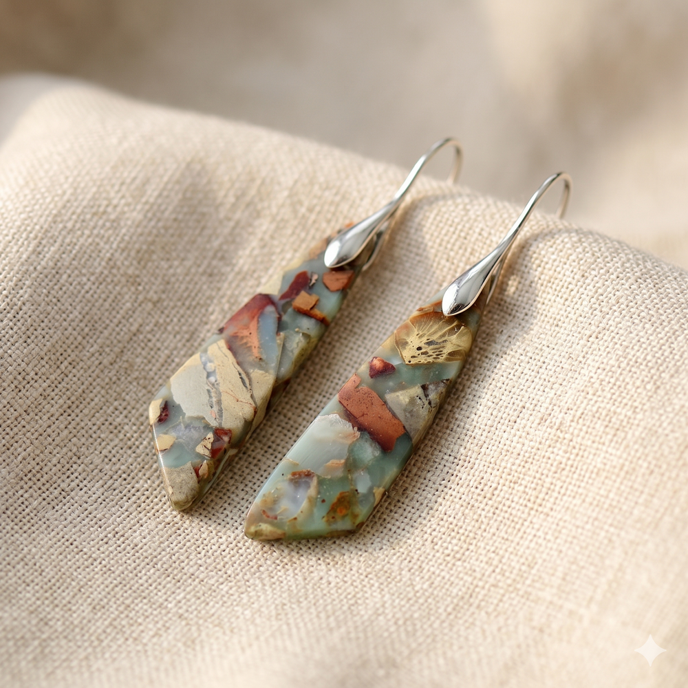 Charm Natural Stone Earrings — image 1