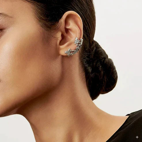 Timeless Silver Leaf Earrings — image 2