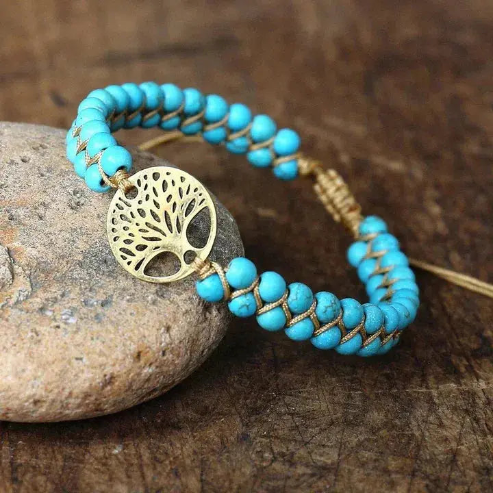 Tree of Life Turquoise Bracelet — image 1