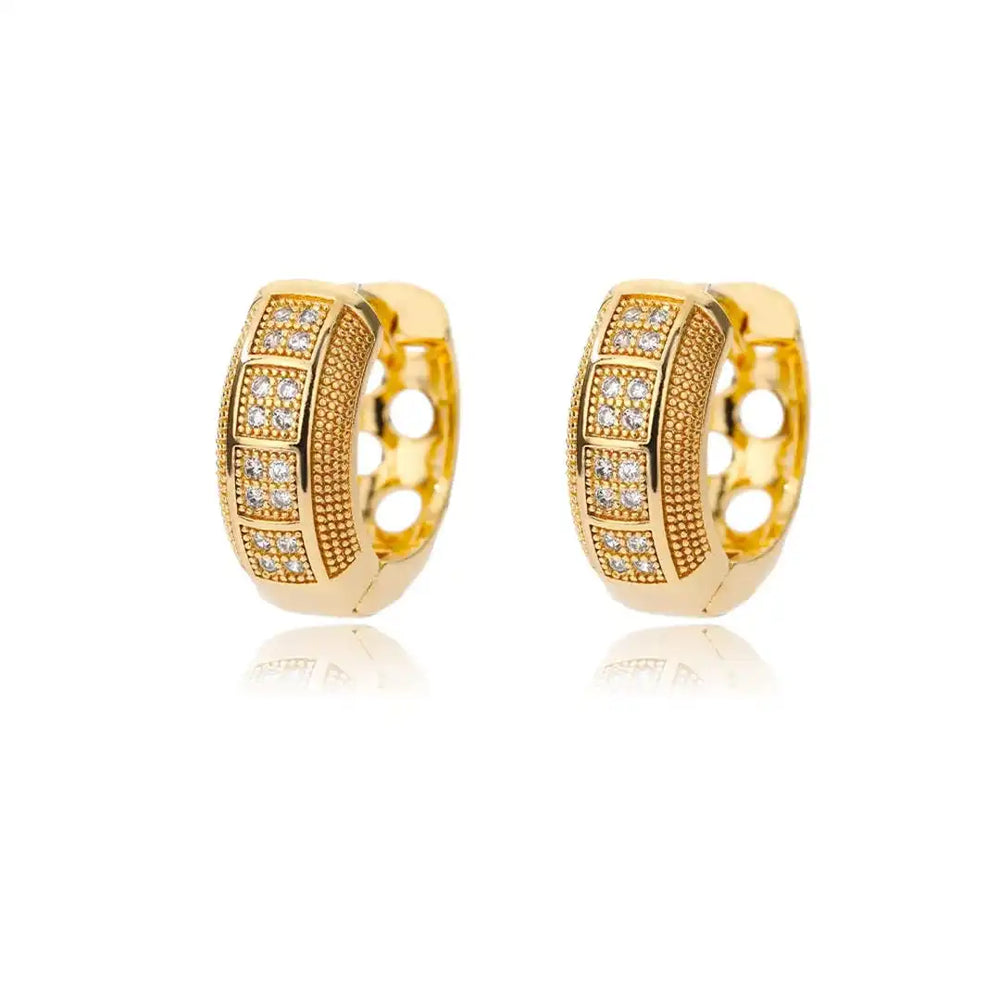 Timeless Cubic Zirconia Hoop Earrings — image 5