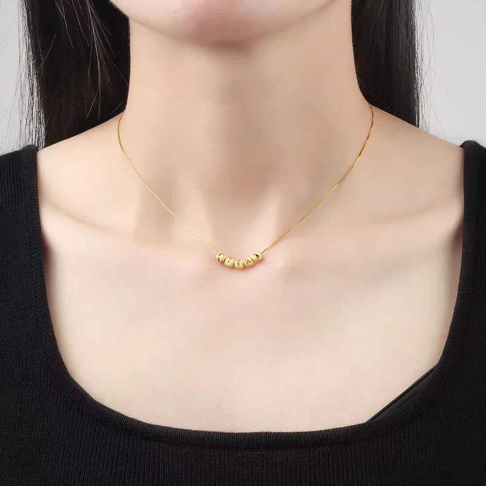 Atelier Gold Bead Necklace — image 1