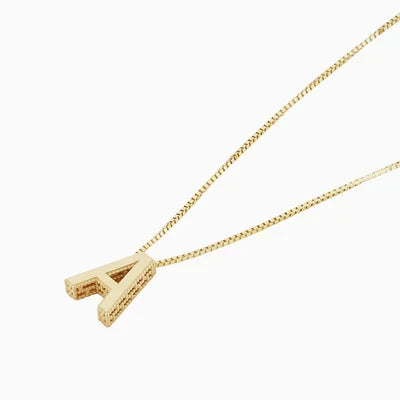 Love Letter Initial Gold Necklace — image 3