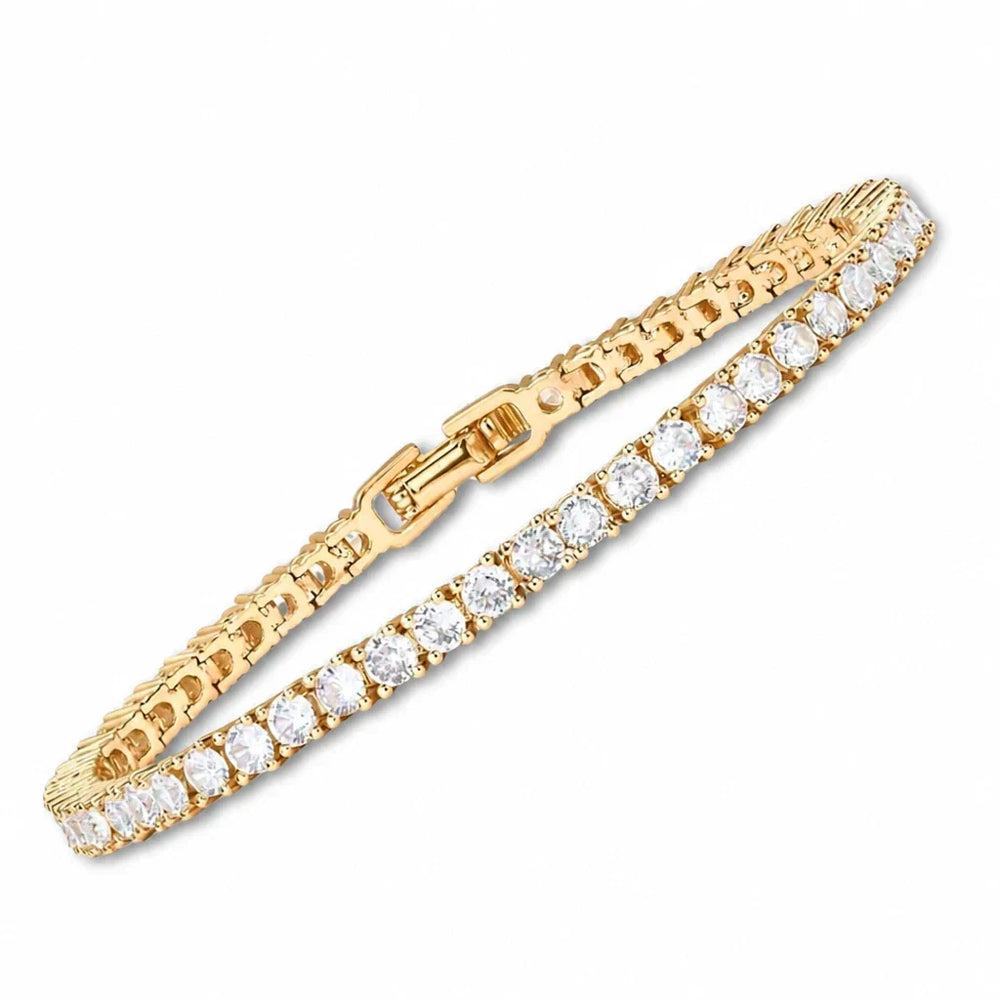 Crystals Tennis Gold Bracelet — image 1