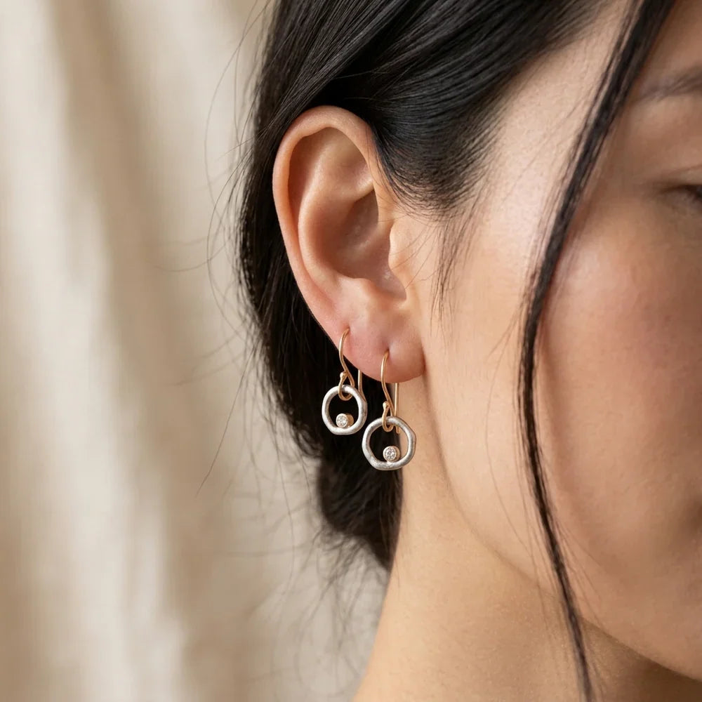 Laura Vintage Zirconia Earrings — image 2