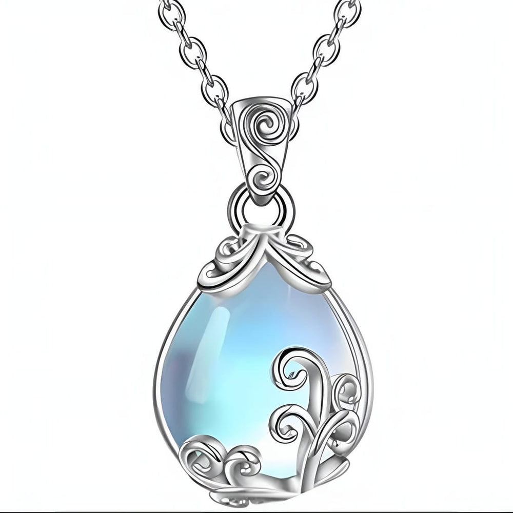 Moonlit Glacier Pendant Necklace — image 2