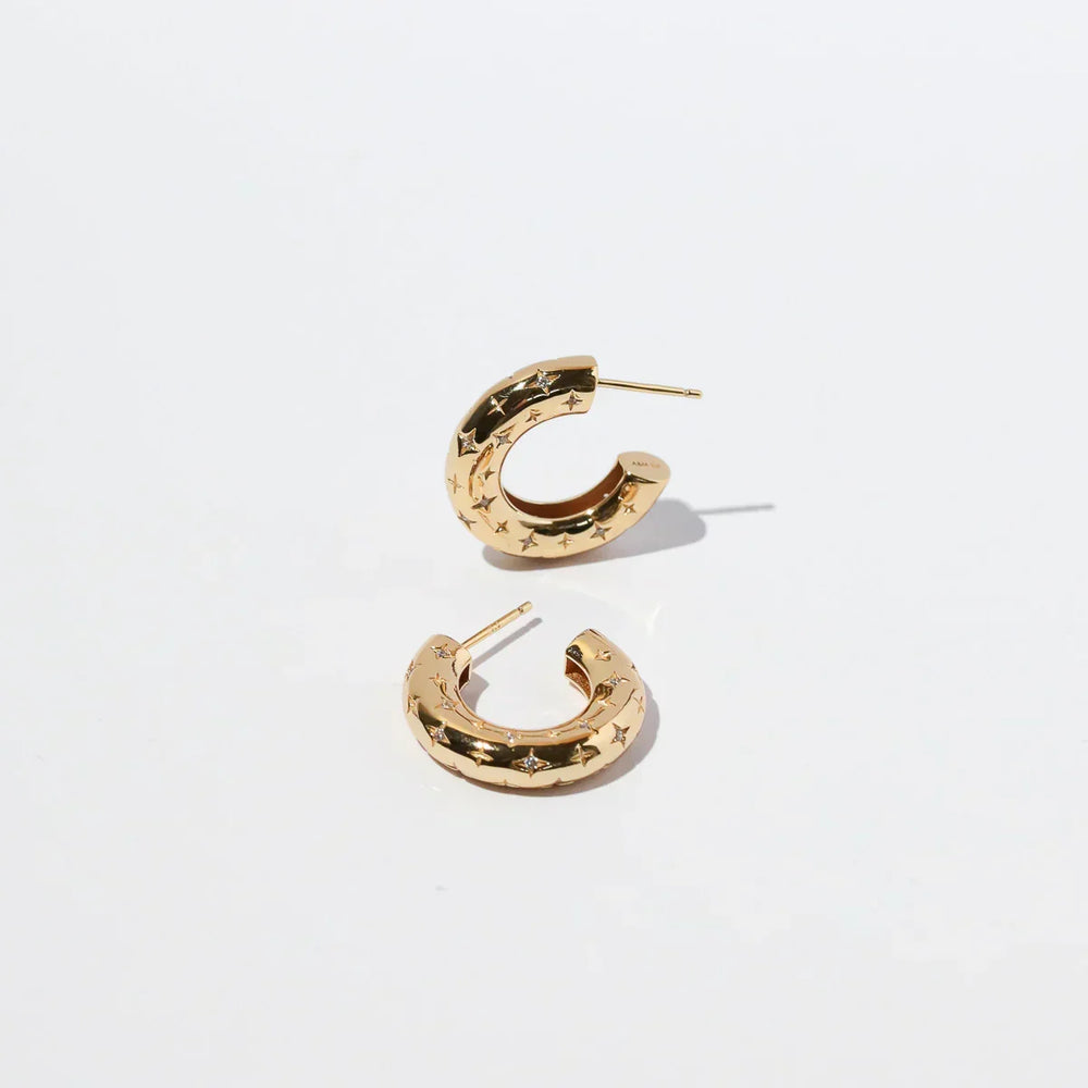 Cosmic Vintage Hoop Earrings — image 2