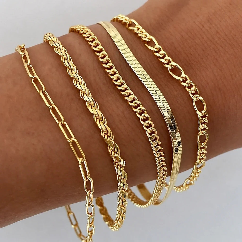 White Gold Timeless Bracelet Set — image 2