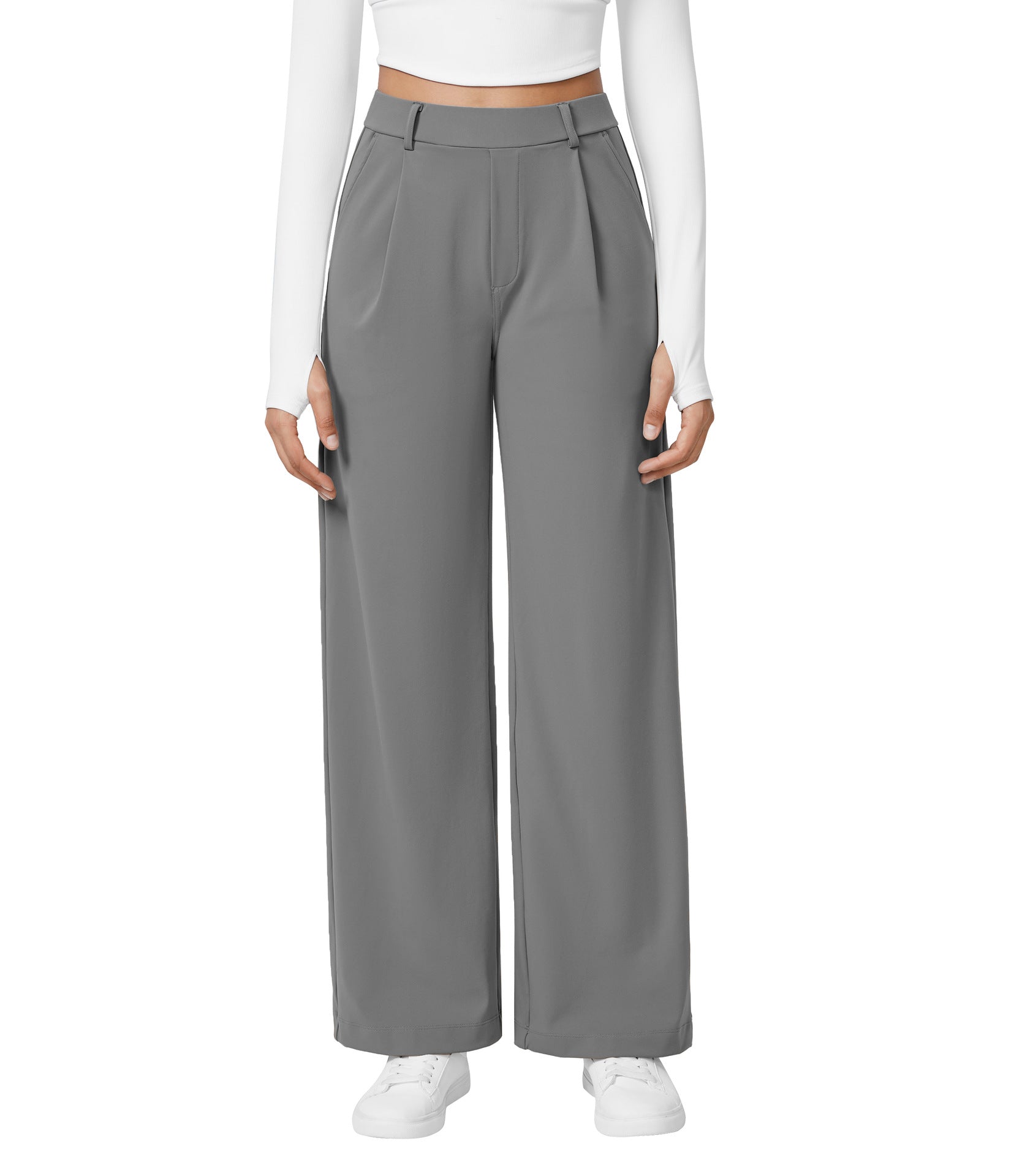 Pantalon Fluide Taille Haute - Confort & Élégance