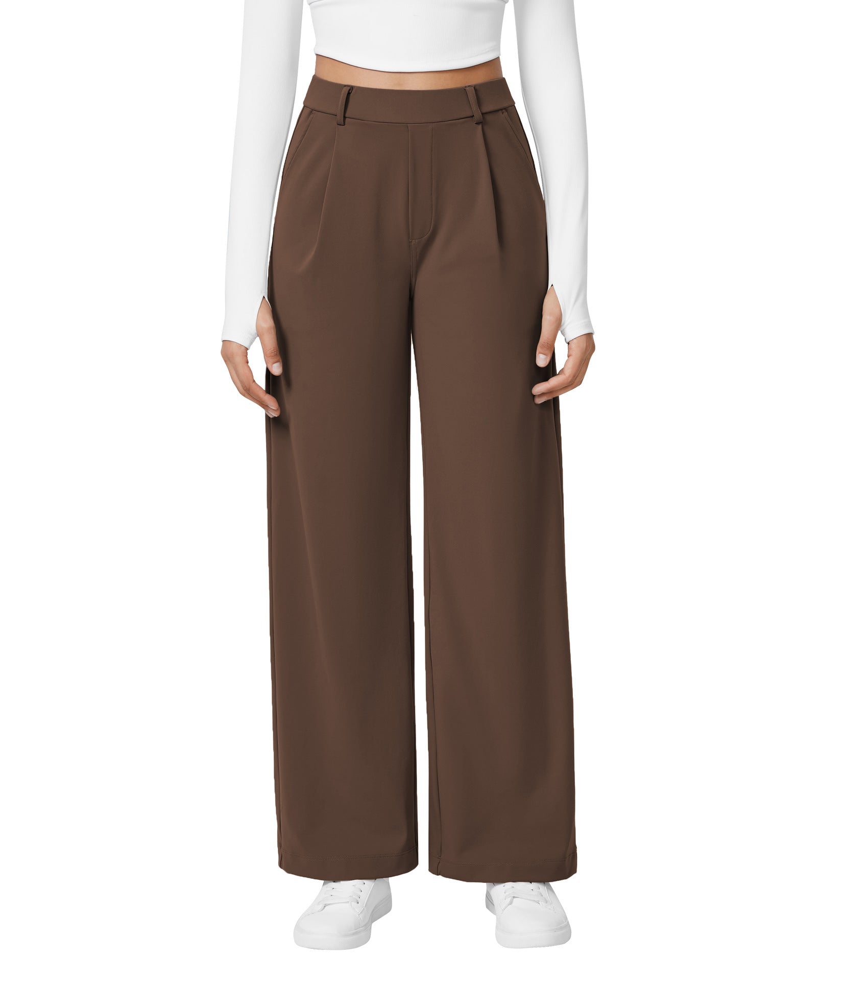 Pantalon Fluide Taille Haute - Confort & Élégance