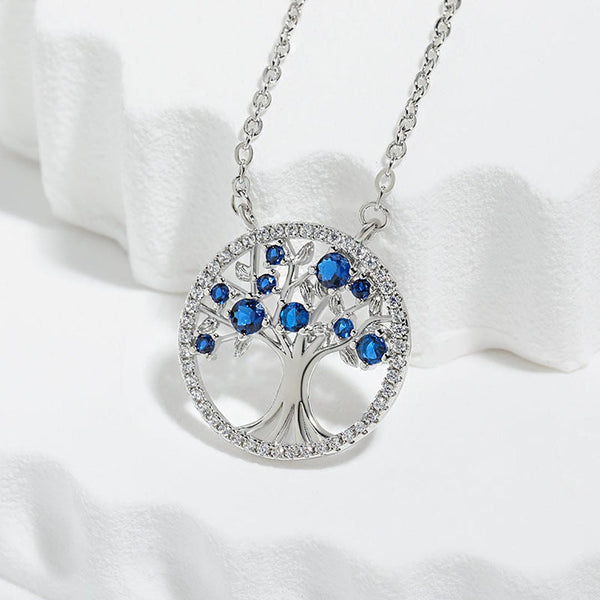 Tree Of Life White Gold Necklace — image 1