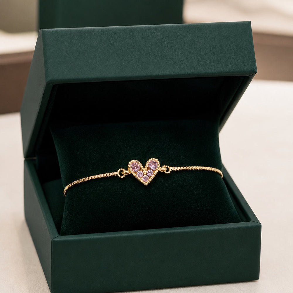Blush Love Pink Heart Bracelet — image 1