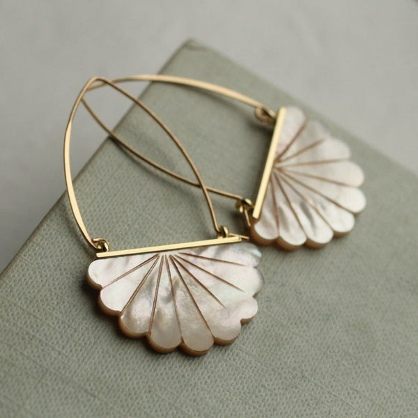 Faux Pearl Bridal Earrings — image 1