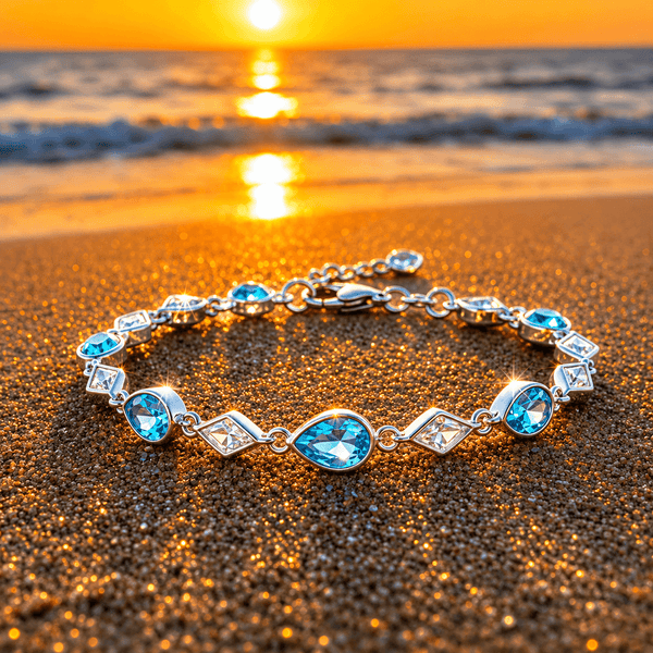 Ocean Blue Tear Glow Bracelet — image 1