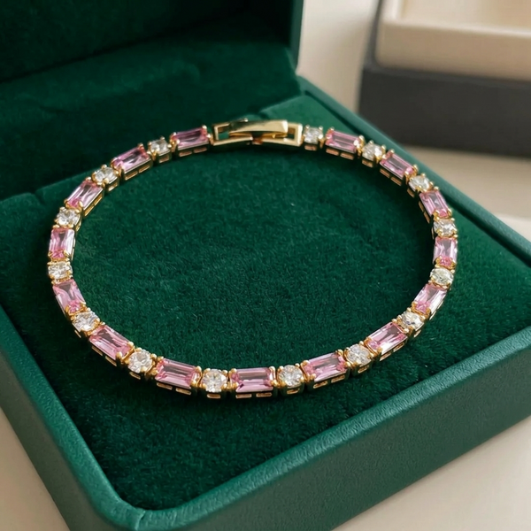 Peony Spark Tennis Bracelet — image 1