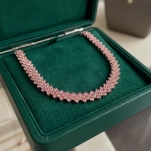 Rose Ember Line Necklace — image 1