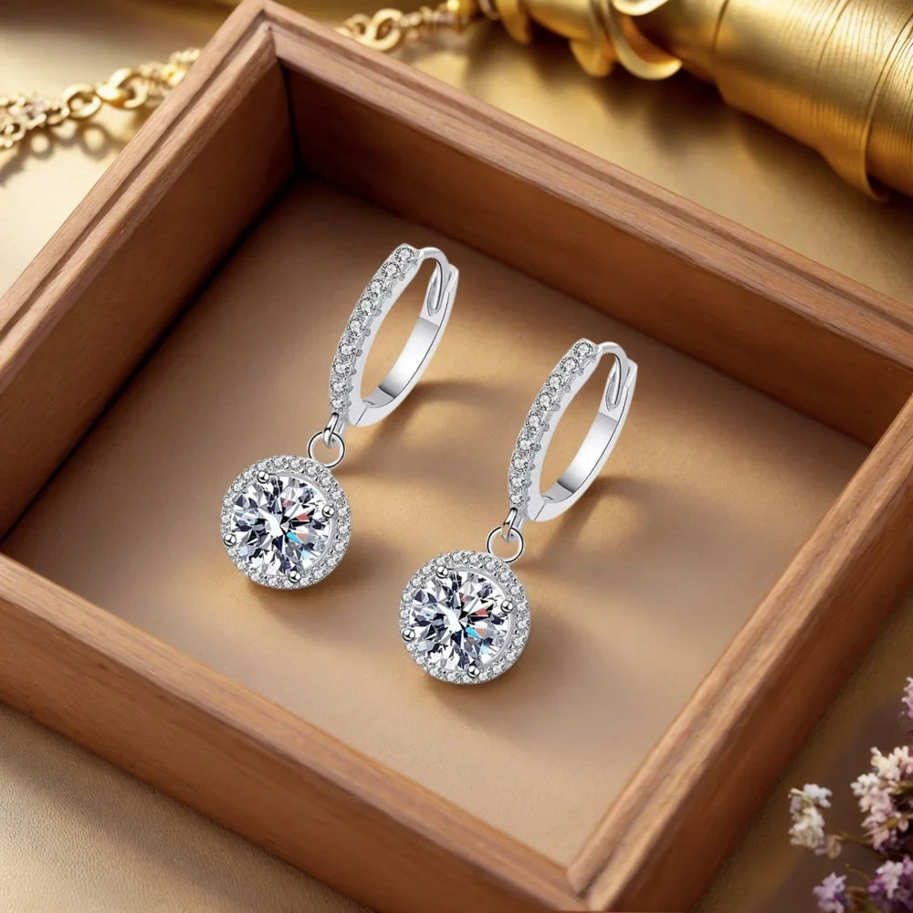 Lavish Hollow Zirconia Earrings — image 1