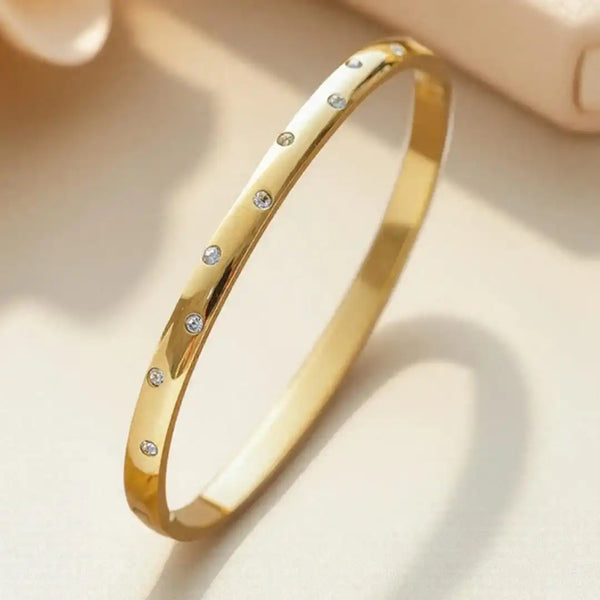 Timeless Golden Zirconia Bracelet — image 1