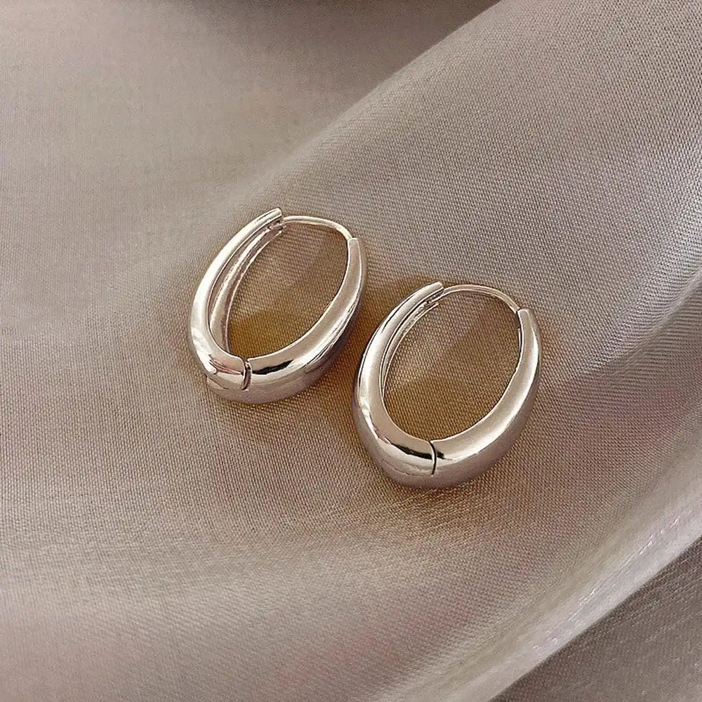 Classic Golden Hoop Earrings — image 5