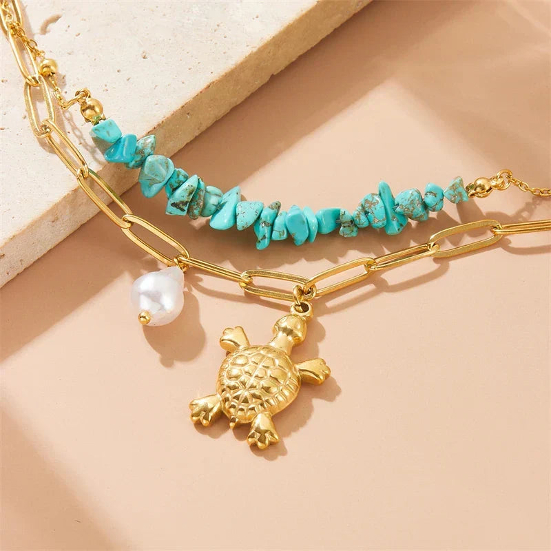 Exclusive Turquoise Turtle Bracelet — image 1