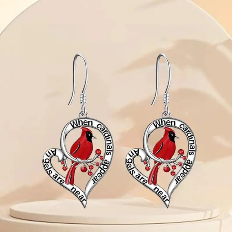 Memorial Cardinal Earrings — image 2