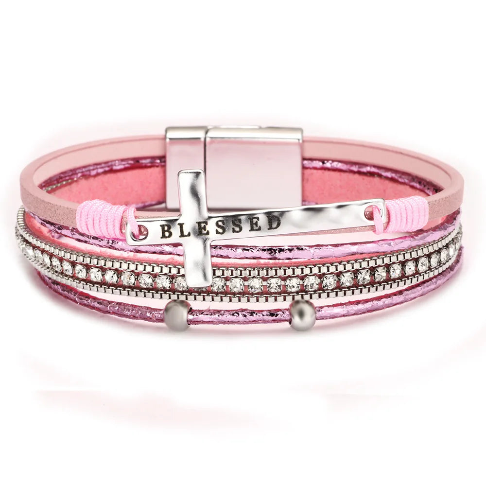 Boho Southwestern Cross Bracelet — image 2