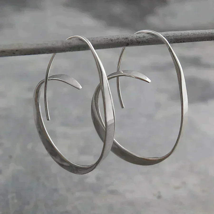 Minimalist Spiral Earrings — image 1