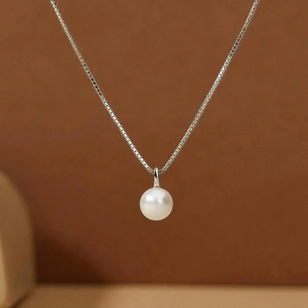 Timeless Pearl Pendant Necklace — image 2