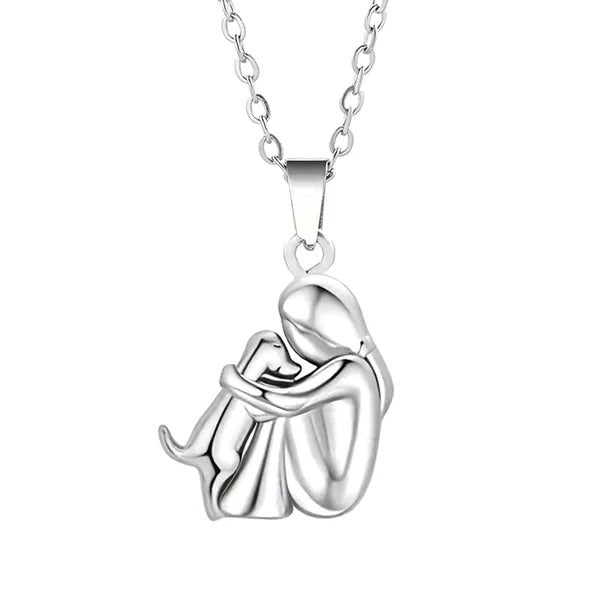 Graceful Dog Embrace Necklace — image 4