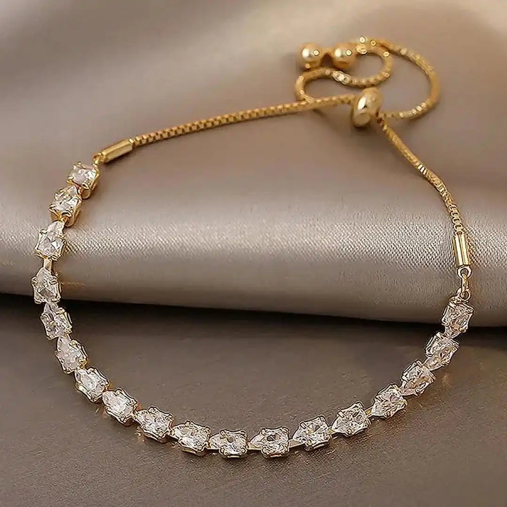 Adjustable Geometric Stones Bracelet — image 3