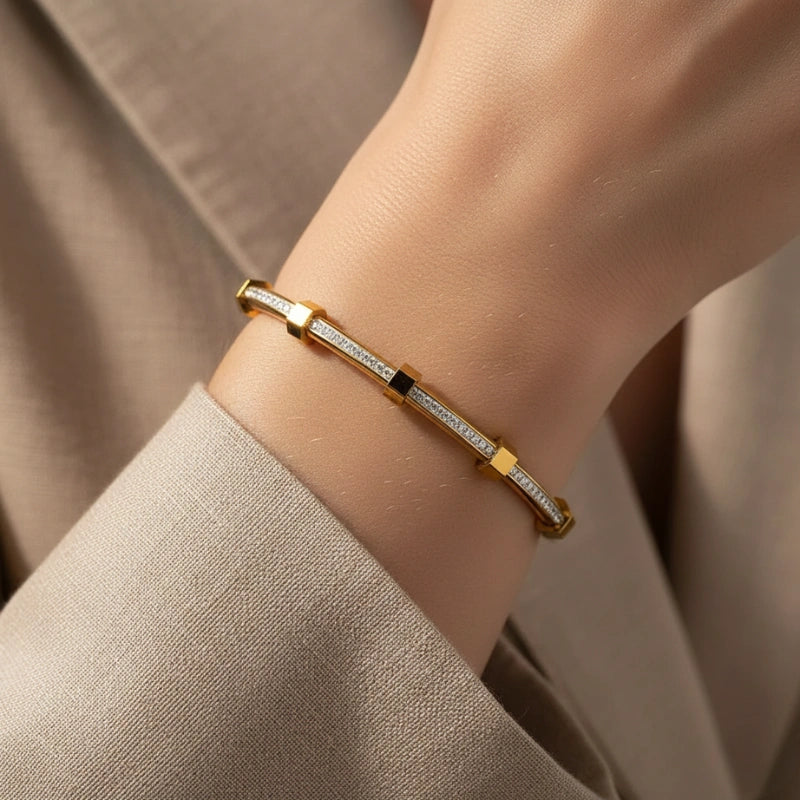 Stellar Bolt Bangle Bracelet — image 3