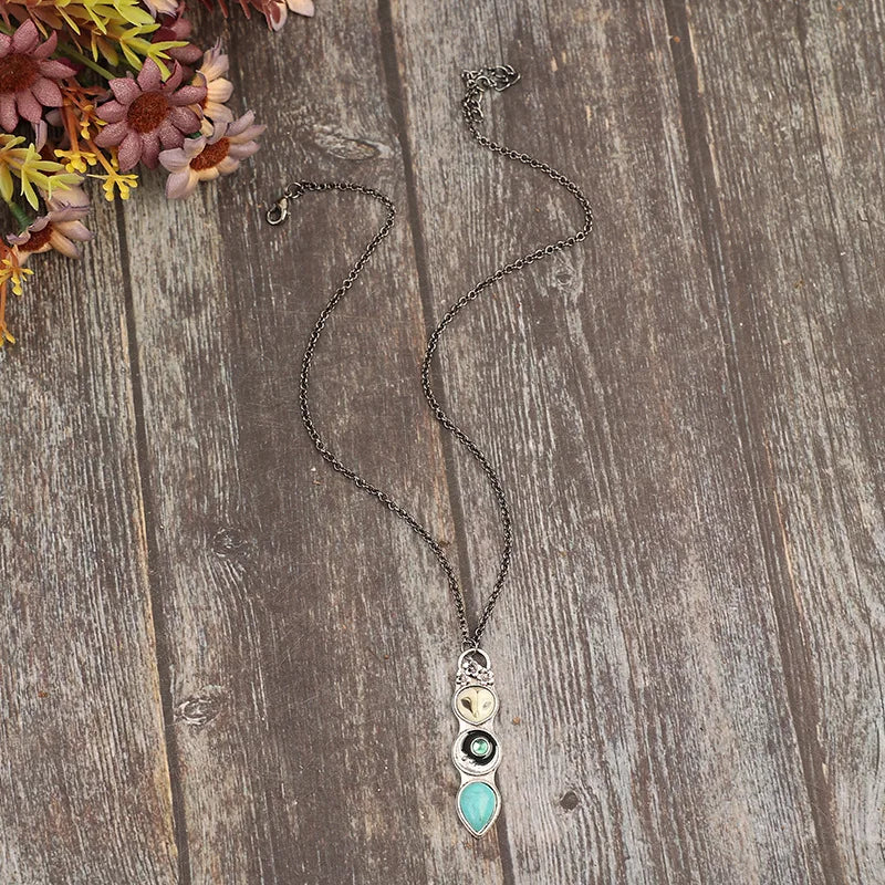 Vintage Owl Bar Necklace — image 4