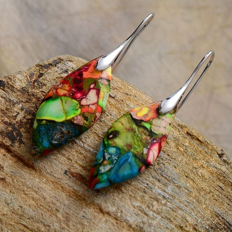 Wildflower Leaf Boho Earrings — image 2
